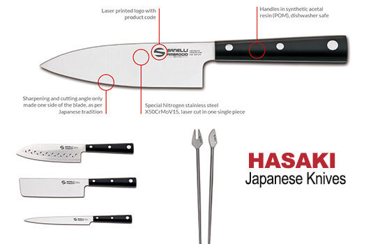 Sanelli Japanese Knife