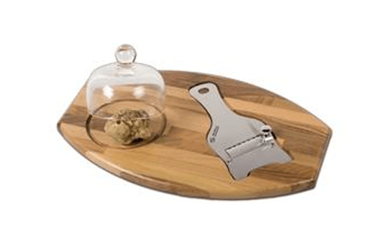 Olive wood truffle slicer with smooth blade - Ambrogio Sanelli