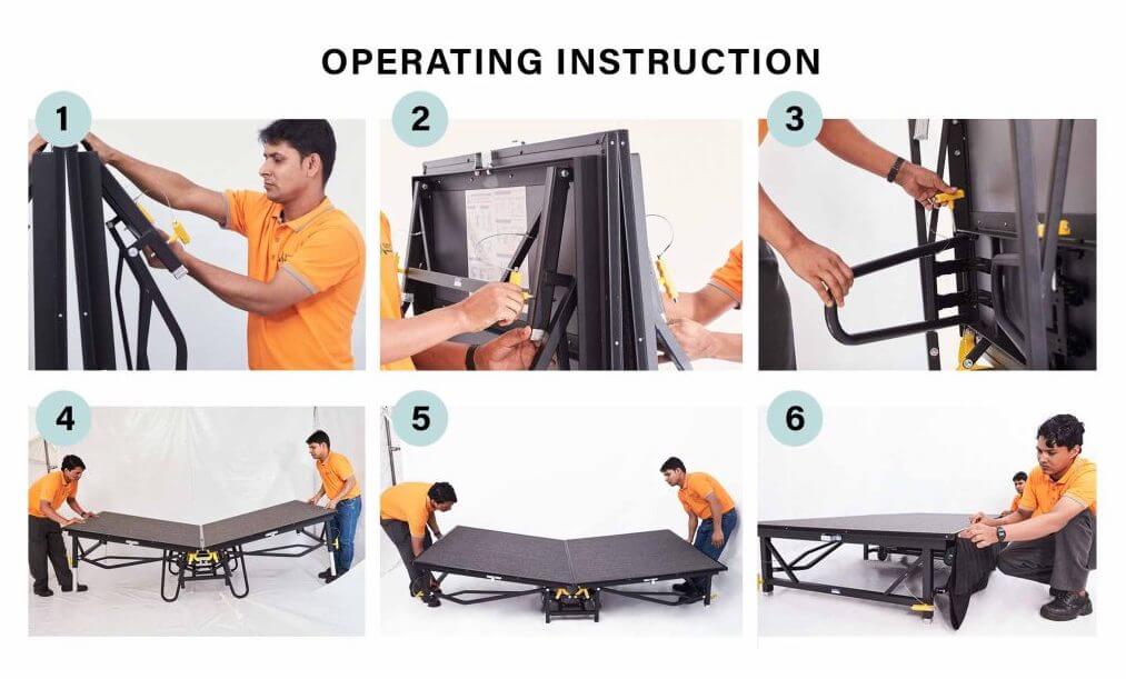 Installation Instruction for Mobile Stage